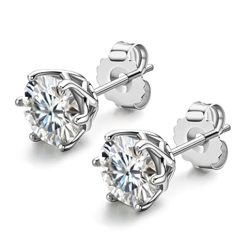 925 Sterling Silber Cut 2CT Diamond Moissanite Hochzeit Ohrringe für Frauen von JZWCHQ
