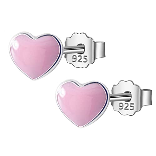 Frauen Schmuck winzige rote Liebe Fußabdrücke 5mmx6mm Ohrringe für Frauen Schmuck winzige rote Liebe Fußabdrücke 5mmx6mm Ohrringe für von JZWCHQ