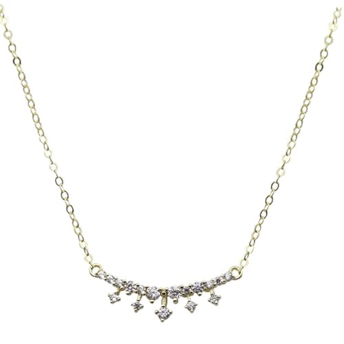 JZWCHQ 14k Pavé Crystal Crown Anhänger Schlangeblatt Kette Halskette Frauen Schmuckzubehör in China hergestellt von JZWCHQ