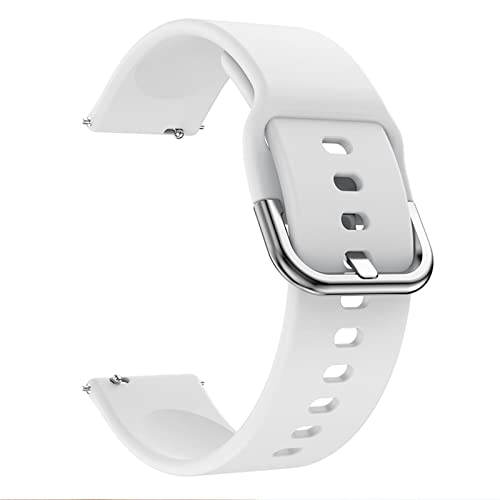 JZWCHQ 20mm Silicon Smart Watch -Gurte kompatibel mit den meisten Uhren mit 20 22 -mm -Trägern Bandarmband von JZWCHQ