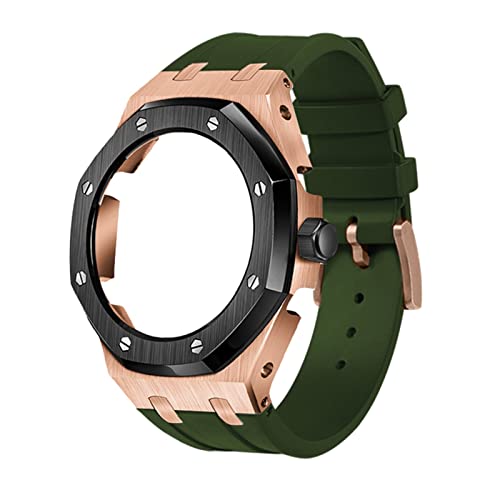 JZWCHQ 4th GA2100 All Metal Watch Band-Gurtgurt Ersatzzubehör für Herren GA2100/GA-2110 von JZWCHQ