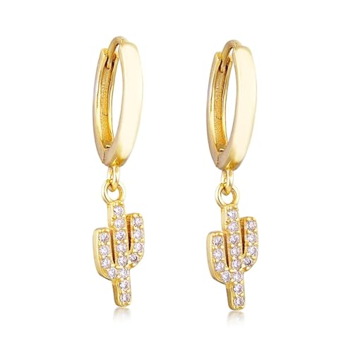 JZWCHQ Accessoires Ohrringe Ohrringe Frauen Schmuck Schmuck Kaktus Ohrschnalle für Mode Frauen kreativer Luxus Bohemian Drop Ohrring Trend von JZWCHQ
