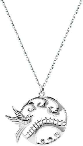 JZWCHQ Accessoires Vintage S925 Halskette für Frauen Schlüsselbeutel Kettenketten Liebhaber von Magpie Bridge handgefertigt klassisch klassisches Hanfu -Schmuck Frauenanhänger Halsketten Charme von JZWCHQ