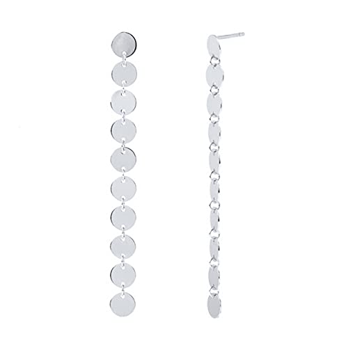 JZWCHQ Anhängerkette Tassel Semicircle Drop -Ohrringe für Frauen durchdringende Ohrringschmuck Pendientes von JZWCHQ