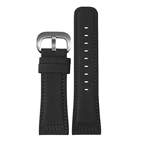JZWCHQ Echtes Lederband für siebenfreitig Uhrenband Q203 M203 P1 P2 S2 M2 Q2 03 01 02 BRAUD BRAUT BLAU 28mm Cowhide Uhrengurt von JZWCHQ
