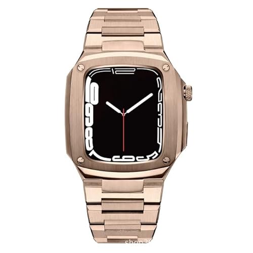 JZWCHQ Edelstahl -Wachkoffer Armband Set ， für Band 44 mm 40 mm 2 3 4 5 6 Se 7 8 9 Serie Uhren -Upgrade -Schutz Kit von JZWCHQ