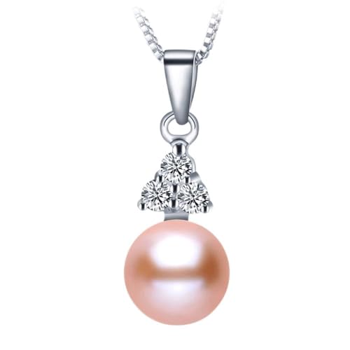 JZWCHQ Feiner Schmuck Frauen natürlicher Süßwasserperlen Halskette Anhänger Bestes Geschenk mit 8-9 mm in China hergestellt von JZWCHQ