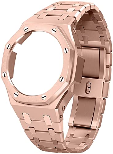 JZWCHQ GA2100 Metal Watch Band-Gurt-Gurt-Ersatzzubehör kompatibel mit GA-2100/GA-2111-Uhren für Männer von JZWCHQ