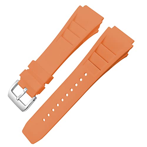 JZWCHQ Gummi -Uhrband 20 mm 25 mm für Richard Spring Bar Silicone Mille Sport Watch Armband Weiches wasserdichtes Armbandband von JZWCHQ