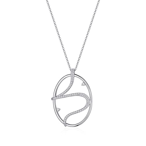 JZWCHQ Halskette, Schlangenform, Anhänger, Halskette, Damenanhänger, Bankettkleid, klassisch, exquisit, elegant, Schmuck, Halsketten für Frauen von JZWCHQ