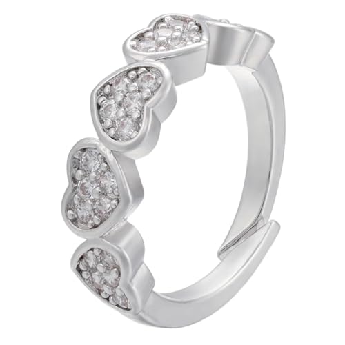 JZWCHQ Halskette Anhänger Kette Männer Frauen Schmuck 1 Stück Goldfarbe Ringe Trendkristall für Modeschmuckparty von JZWCHQ