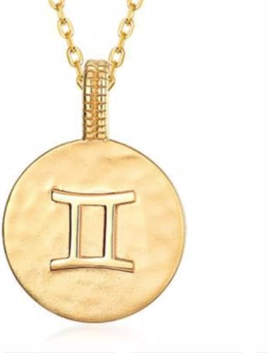 JZWCHQ Halskette Silber Halskette, Tierkreiszeichen Damen Symbole Golleround Anhänger Choker Constellatiosymbol Schmuck für Mädchen Geburtstag Geschenk JZWCHQ Halskette Silber Halskette, Tierkreiszeichen Damen Symbole Golleround Anhänger Choker Constellatiosymbol Schmuck für Mädchen Geburtstag Geschenk von JZWCHQ