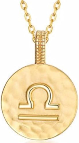 JZWCHQ Halskette Silber Halskette, Tierkreiszeichen Damen Symbole Golleround Anhänger Choker Constellatiosymbol Schmuck für Mädchen Geburtstag Geschenk JZWCHQ Halskette Silber Halskette, Tierkreiszeichen Damen Symbole Golleround Anhänger Choker Constellatiosymbol Schmuck für Mädchen Geburtstag Geschenk von JZWCHQ