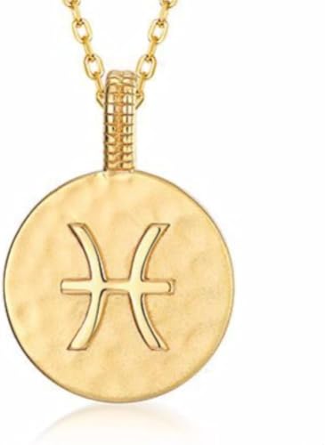JZWCHQ Halskette Silber Halskette, Tierkreiszeichen Damen Symbole Golleround Anhänger Choker Constellatiosymbol Schmuck für Mädchen Geburtstag Geschenk JZWCHQ Halskette Silber Halskette, Tierkreiszeichen Damen Symbole Golleround Anhänger Choker Constellatiosymbol Schmuck für Mädchen Geburtstag Geschenk von JZWCHQ