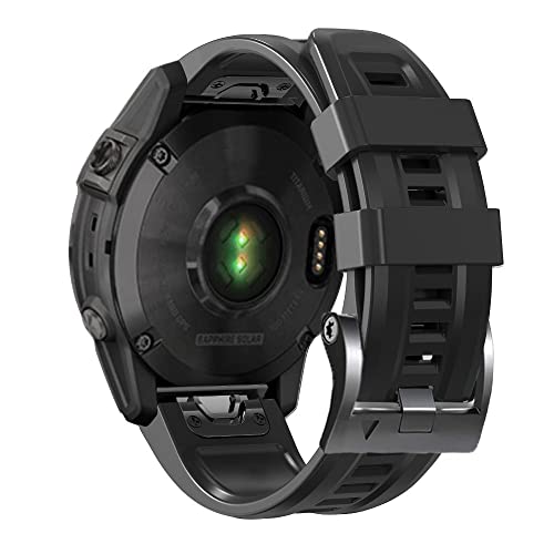 JZWCHQ Hot 26 22 mm Sport-Silikon-Uhrenarmband für Fenix 7X 7 5 5X Plus 6 6X Pro 935 Epix Easy Fit Schnellverschluss-Wirstband, 22mm Fenix 5 5Plus, A JZWCHQ Hot 26 22 mm Sport-Silikon-Uhrenarmband für Fenix 7X 7 5 5X Plus 6 6X Pro 935 Epix Easy Fit Schnellverschluss-Wirstband, 22mm Fenix 5 5Plus, A von JZWCHQ