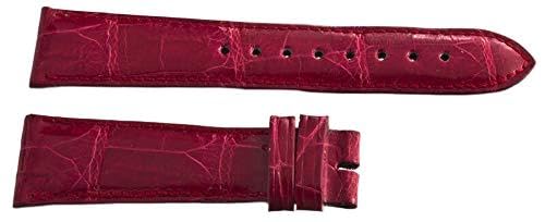 JZWCHQ Locman Damen 20mm roter Alligator Leder Uhren Bandgurt von JZWCHQ