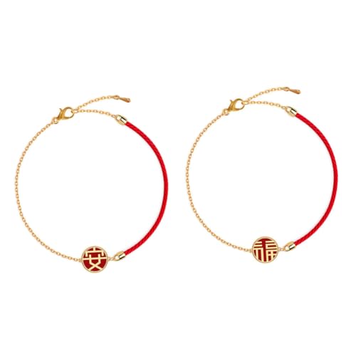 JZWCHQ Mädchen von Mädchen 2pcs gewebtes Seil Frauen verstellbares geflochtenes Armband mit einzigartigem Design für tägliche Verschleiß- und Modeaccessoires Accessoires von JZWCHQ