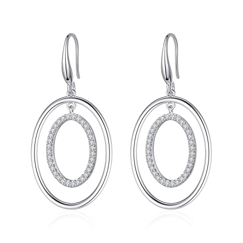 JZWCHQ Ohrring Ladies Juwely Classic Einfacher Anhänger Ohrringe Schmuck glänzende elegante exquisite Abschlussballohrringe Frauen Ohrringe von JZWCHQ