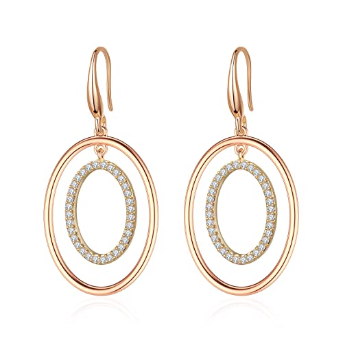 JZWCHQ Ohrring Ladies Juwely Classic Einfacher Anhänger Ohrringe Schmuck glänzende elegante exquisite Abschlussballohrringe Frauen Ohrringe von JZWCHQ