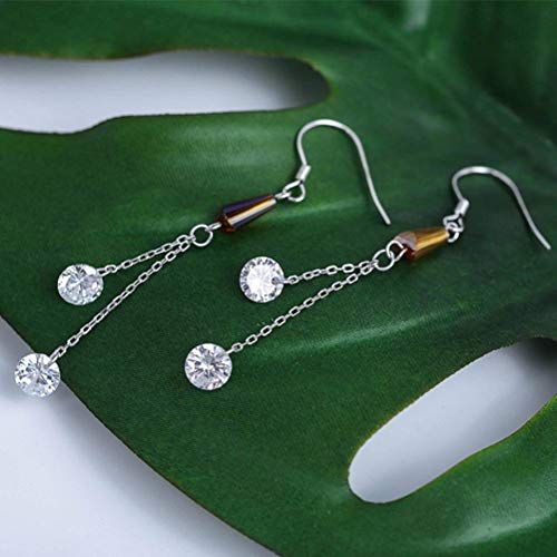 JZWCHQ Ohrringe für Frauen, S -Ohrringe mit kleinem frischem Temperament, Tablett, von JZWCHQ