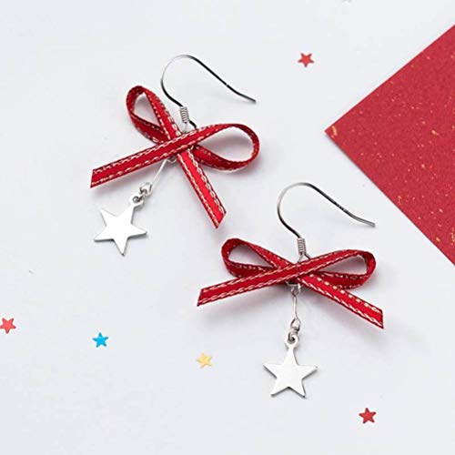 JZWCHQ Ohrringe für Frauen, S925 Regenbogenohrringe weibliche koreanische Kunststil Feuchter Sternohrringe Ornamente von JZWCHQ