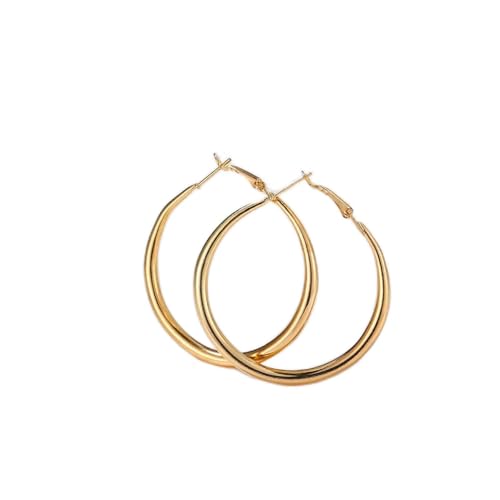 JZWCHQ Punk große Größe der Reifen Ohrringe ， Trendige Party übertrieben Farbrunde Kreisohrringe für Frauen Schmuck High-End-Ohrringe von JZWCHQ