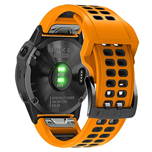 JZWCHQ Quickfit-Uhrenarmband für Fenix 7, Fenix 6, 7X, 5, 5 Plus, Forerunner 935, 945, Schnellverschluss, Silikon, 22 mm / 26 mm, 22mmFenix 6 Pro, A JZWCHQ Quickfit-Uhrenarmband für Fenix 7, Fenix 6, 7X, 5, 5 Plus, Forerunner 935, 945, Schnellverschluss, Silikon, 22 mm / 26 mm, 22mmFenix 6 Pro, A von JZWCHQ