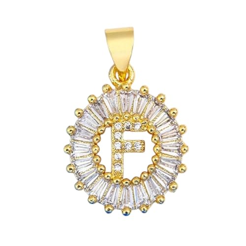 JZWCHQ Schmuck Neue 2025 Ankunft Frauen ihre erste Brief Halskette 26 Buchstaben Charme Name Halskette Anhänger Zirkon Schmuck Geschenk für Sie Accessoires Trendy Creative Geschenkgeschenk von JZWCHQ