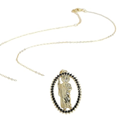 JZWCHQ Schmuck Neue 2025 Ankunft Klassische Design Jungfrau Maria Todesanhänger Halskette verplatzte 5 Farben Hochhärchen Schmuckparty Geschenke für Frauen mit für Sie Accessoires Trendy Creative von JZWCHQ