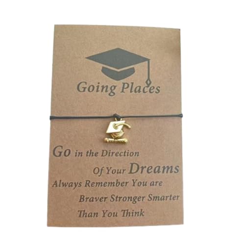 JZWCHQ Schmuck holen sie für ihn Armband mit Kartenabschlussgeschenk High School College süßes baumeln von JZWCHQ