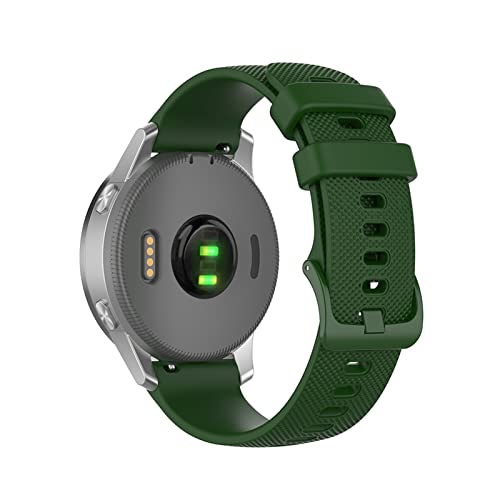 JZWCHQ Silikongurt für Venu -Ansatz S40 Forerunner 645 245 Vivoactive 4 vivoaktive 3T 20 mm 22 mm Universal Watch Armband für Watchbänder von JZWCHQ