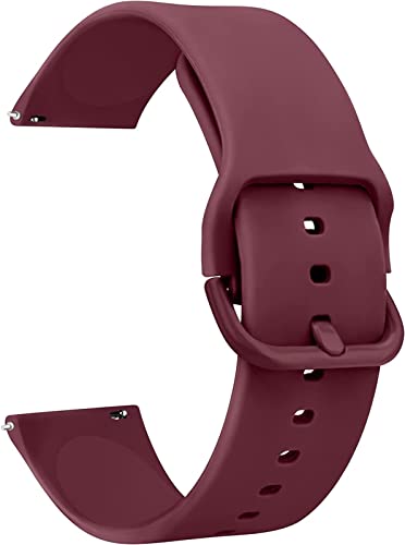 JZWCHQ Uhrengurt 20 mm weiche Silikon-Sportbänder Ersatz Armband-Multiple Farben (Farbe: Z-Navy Blau, Größe: 20 mm) von JZWCHQ
