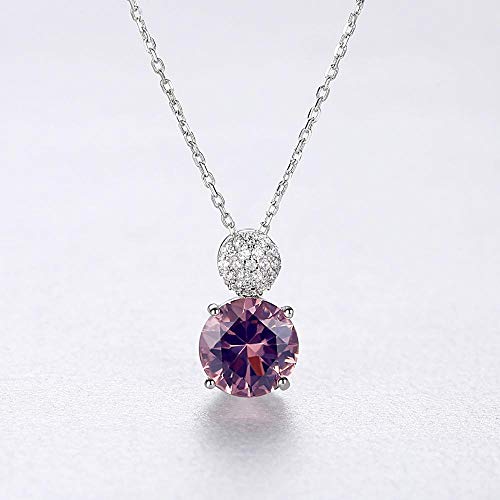 JZWCHQ Zultanite Gemstone Pendell Halsketten für Frauen Hochzeit Engagement fein 925 Weihnachten von JZWCHQ
