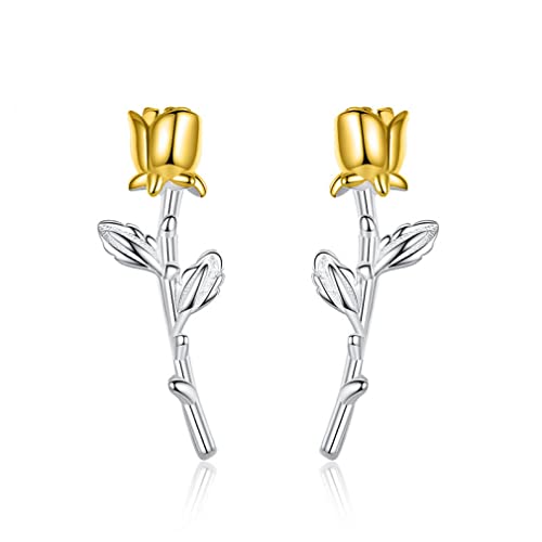Ohrringe Valentinstag präsentieren Rosen Blütenstolzen Ohrringe Geschenk für Mädchen Schmuck von JZWCHQ
