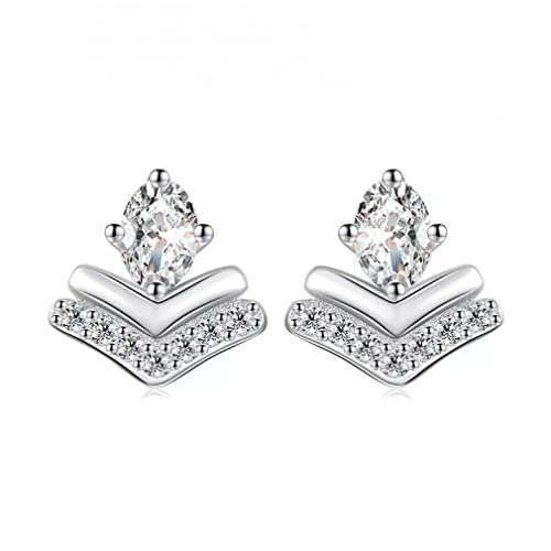 Pfeil mit schindem klarem ovalen Stollen Ohrringen für Frauen fein eleganter Hochzeit Schmuck Pfeil mit schindem klarem ovalen Stollen Ohrringen für Frauen fein eleganter Hochzeit Schmuck von JZWCHQ