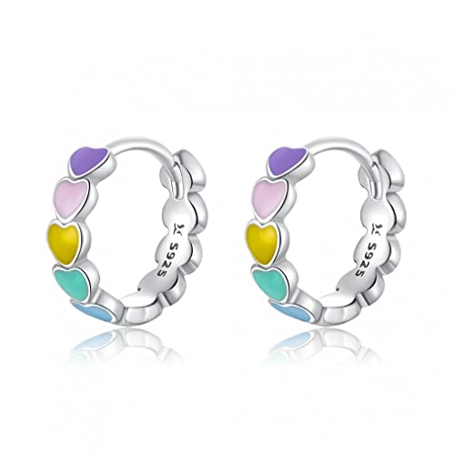 Regenbogenohrringe Regenbogenfarbe Email Ohrringe Stud für Frauen Regenbogenohrringe Regenbogenfarbe Email Ohrringe Stud für Frauen von JZWCHQ