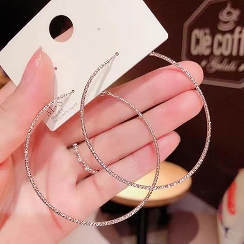 Weibliche glänzende Zirkonbogenkristallkette Ohrringe Hochzeit Schmuck Geburtstag Geschenke von JZWCHQ