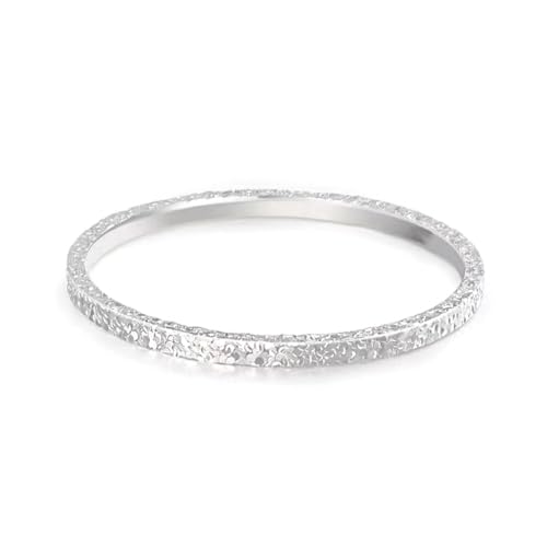 JZZZSFDXA Crushed Ice Ice Foot Silber 9999 Reines Silber Armband - lichtecht Damen Solid Small Scale Nischen Armband Geschenk für Qixi Festival Valentinstag, 58 mm, Sterling-Silber, Kein Edelstein JZZZSFDXA Crushed Ice Ice Foot Silber 9999 Reines Silber Armband - lichtecht Damen Solid Small Scale Nischen Armband Geschenk für Qixi Festival Valentinstag, 58 mm, Sterling-Silber, Kein Edelstein von JZZZSFDXA