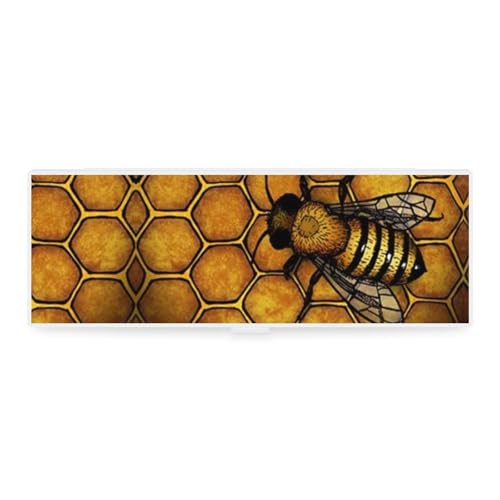 JZemdybill Federmäppchen, Bienen-Honigbiene, kreative einfache Schreibwaren-Box, 19,5 x 6,8 x 3 cm, Stil:, Einheitsgröße, Federmäppchen JZemdybill Federmäppchen, Bienen-Honigbiene, kreative einfache Schreibwaren-Box, 19,5 x 6,8 x 3 cm, Stil:, Einheitsgröße, Federmäppchen von JZemdybill