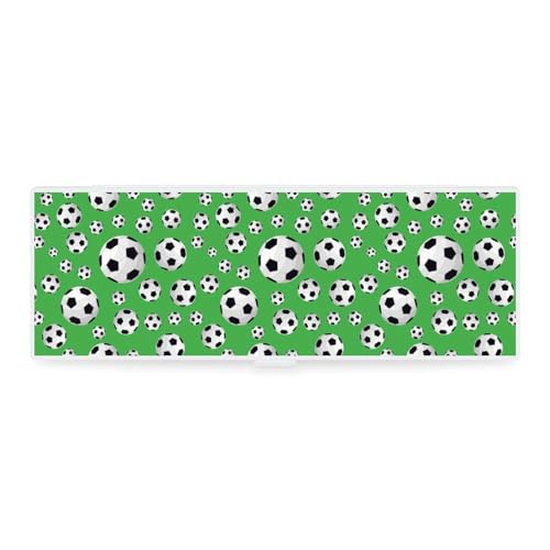 JZemdybill Federmäppchen, Fußball, kreative einfache Schreibwaren-Box, 19,5 x 6,8 x 3 cm, Stil:, Einheitsgröße, Federmäppchen von JZemdybill