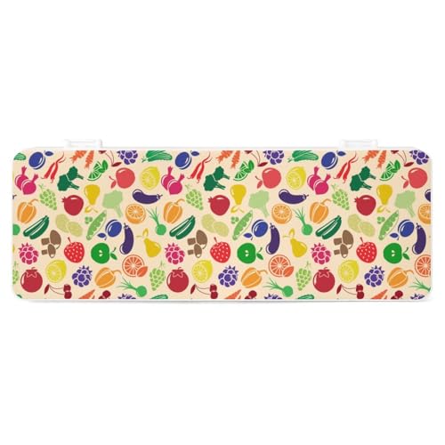 JZemdybill Federmäppchen, Gemüse und Obst, kreative einfache Schreibwaren-Box, 19,5 x 7,1 x 2,7 cm, Stil:, Einheitsgröße, Federmäppchen JZemdybill Federmäppchen, Gemüse und Obst, kreative einfache Schreibwaren-Box, 19,5 x 7,1 x 2,7 cm, Stil:, Einheitsgröße, Federmäppchen von JZemdybill