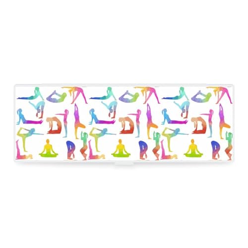 JZemdybill Federmäppchen, Gymnastik, kreative einfache Schreibwaren-Box, 19,5 x 6,8 x 3 cm, Stil:, Einheitsgröße, Federmäppchen von JZemdybill