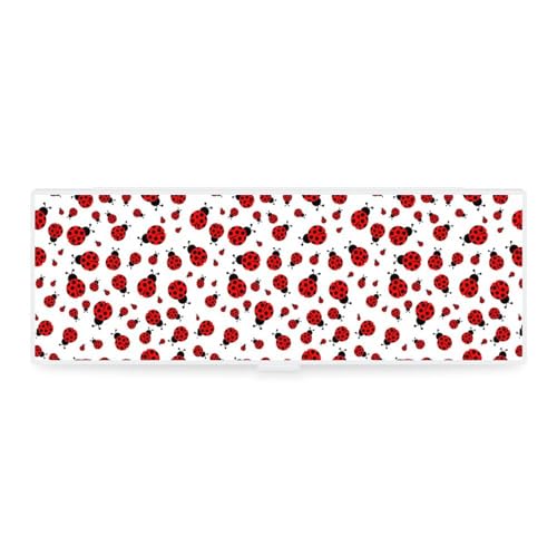JZemdybill Federmäppchen, Marienkäfer-Muster, unendlich gesprenkelt, kreative einfache Schreibwaren-Box, 19,5 x 6,8 x 3 cm, Stil:, Einheitsgröße, Federmäppchen JZemdybill Federmäppchen, Marienkäfer-Muster, unendlich gesprenkelt, kreative einfache Schreibwaren-Box, 19,5 x 6,8 x 3 cm, Stil:, Einheitsgröße, Federmäppchen von JZemdybill