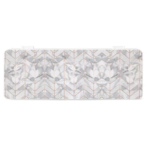 JZemdybill Federmäppchen, Marmor-Rosa, kreative einfache Schreibwaren-Box, 19,5 x 7,1 x 2,7 cm, Stil:, Einheitsgröße, Federmäppchen von JZemdybill