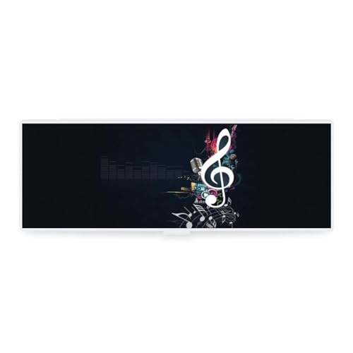 JZemdybill Federmäppchen, Notizen, Musik, kreative einfache Schreibwaren-Box, 19,5 x 6,8 x 3 cm, Stil:, Einheitsgröße, Federmäppchen von JZemdybill