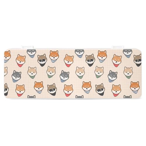 JZemdybill Federmäppchen, Shiba Inu Hundemuster, kreative einfache Schreibwaren-Box, 19,5 x 7,1 x 2,7 cm, Stil:, Einheitsgröße, Federmäppchen JZemdybill Federmäppchen, Shiba Inu Hundemuster, kreative einfache Schreibwaren-Box, 19,5 x 7,1 x 2,7 cm, Stil:, Einheitsgröße, Federmäppchen von JZemdybill