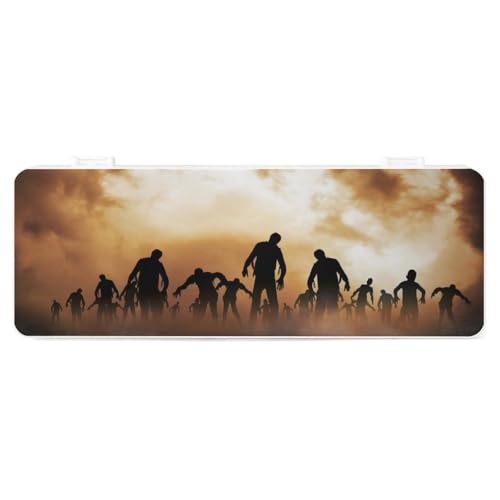 JZemdybill Federmäppchen, Zombies Dead Men Walking Body at NightCreative Simple Stationery Box, 19,5 x 7,1 x 2,7 cm, Stil:, Einheitsgröße, Federmäppchen von JZemdybill
