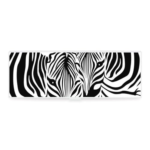 JZemdybill Federmäppchen, abstraktes Tier-Zebras, kreative einfache Schreibwaren-Box, 19,5 x 6,8 x 3 cm, Stil:, Einheitsgröße, Federmäppchen von JZemdybill
