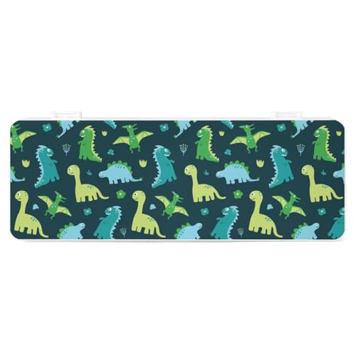 JZemdybill Federmäppchen, blauer Hintergrund mit DinosCreative einfacher Schreibwaren-Box, 19,5 x 7,1 x 2,7 cm, Stil:, Einheitsgröße, Federmäppchen JZemdybill Federmäppchen, blauer Hintergrund mit DinosCreative einfacher Schreibwaren-Box, 19,5 x 7,1 x 2,7 cm, Stil:, Einheitsgröße, Federmäppchen von JZemdybill