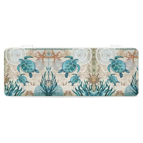 JZemdybill Federmäppchen, coole TurtleCreative einfache Schreibwaren-Box, 19,5 x 7,1 x 2,7 cm, Stil:, Einheitsgröße, Federmäppchen von JZemdybill